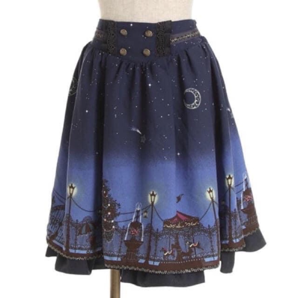 Axes Femme Starry Sky Night Lolita Shirt sk